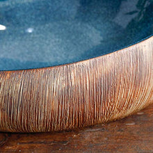 WEHOLY Lavabo in Resina Lavabo retrò da Incasso Ovale in Pietra Naturale Lavabo in Ceramica Contenitore per Hotel Lavabo a Prova di Schizzi
