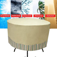 Fodere per mobili da giardino 122x66cm, Fodere per mobili da esterno, Fodere per mobili da riporre, Tessuto Oxford 600D per impieghi gravosi, Resistente all'acqua, Set di sedie per tavoli rotondi