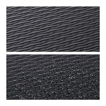 Relaxdays Tavolino Pieghevole da Balcone, Tavolo da Appendere Ringhiera, Altezza Regolabile, Resistente Intemperie, Nero