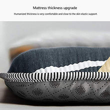 zyl Coprimaterasso futon in Cotone Addensato Materasso Leggero in Tatami materassino Traspirante Antiscivolo Confortevole per Il dormitorio degli Studenti
