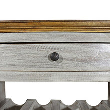 Festnight Portavino Porta Bottiglie Stile Anticato in Legno Massello Recuperato con 4 Pianni e Una Cassetta 55x23x85 cm per 16 Bottiglie