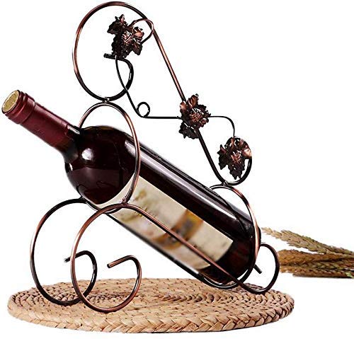 LHQ-HQ Titolare Retro Bronzo di Stile del Vino della Foglia di Acero del Vino del Supporto della cremagliera Piuttosto Ornamenti Home Accessori Bicchieri