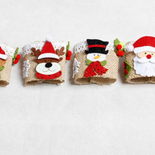 Cabilock 3 Pezzi di Bicchiere di Vino Copri Bicchiere di Vino Maniche Marker Babbo Natale Pupazzo di Neve Renna Bambola Decor per Matrimoni Natale Inverno Festa Eventi Festa Favori Stile