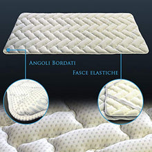 ITALYMATERASSI TOPPER VITALITY H6 cm memory Foam correttore per materasso Super traspirante grazie all’innovativo tessuto Greep Sovramaterasso matrimoniale 160x200