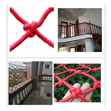WaiMin Rete di protezione for balcone Rete di nylon Rete di sicurezza for bambini Scuola materna Scale Rete anticaduta Rete for decorazione rossa Rete for isolamento esterno for edifici domestici WaiM