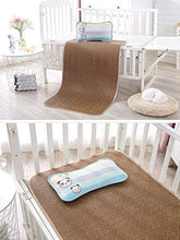 MBY Materassino in bambù, Bambini Scuola Materna Letto for Studenti Siesta Tappetino Speciale Culla Letto Dormitorio Stuoia, può Essere Personalizzato (Size : 60×120cm)