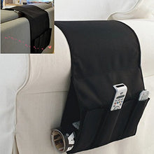 WINOMO Bracciolo Organizer Divano Salvaspazio Multitasche Organizzatore Oggetti Divani Sofa (nero)