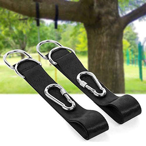 CLIUS Swing PE Appeso Cinturino Casa Giardino Parco Giochi Intrattenimento SY Installare Fasciatura Moschettone Accessori Amaca Attacco Antiscivolo Estensione Resistente Sedile Sedia Montatura (Un)