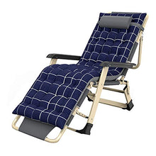 LIYANJJ Sedia Zero Gravity Sedia Oversize reclinabile Sedia Pieghevole Sedia Imbottita da Patio per Camera da Letto all'aperto