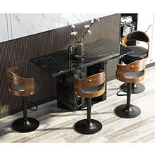 Sgabello da bar, seggiovia girevole a 360 °, sgabello da scrivania per cassiere, asta di pressione dell'aria certificata SGS, comoda per la seduta sedentaria/A / 40cm / 55CM