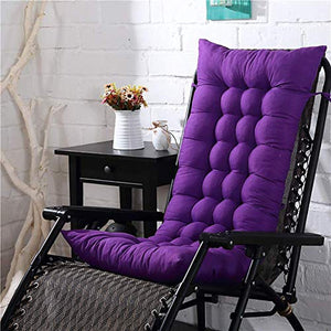 YQGOO Cuscino per Sdraio da Esterno, Cuscino per Divano in Cotone Rimovibile con Lacci, per Giardino sul Retro, Cuscino per Sedile da Patio Addensato (Non includere sedie)