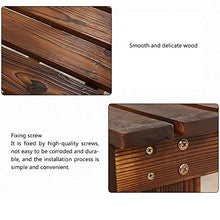 household products Panchina in Legno Massello, Panchina da Giardino in Legno Massello di Anti-corrosione, Portico per Il Tempo Libero Decorazione del Pattino Che Cambia Sgabello