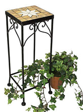 DanDiBo Sgabello Fiori Merano Mosaico 12012 Porta Fiori 46 cm Sgabello angolare Tavolinetto-Comodino