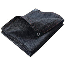 Telo Ombreggiante, Paralume for ombreggiatura all'80% Paralume for ombretto con Occhielli - Telo a Rete Resistente ai Raggi UV Nero for la Rete di Piante in Serra (Size : 2m x 5m)