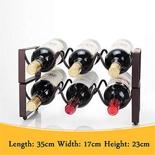 Classico Ferro impilabile vino del supporto rack con bagagli Banco di vino vino rack modulare rack robusta Bottle Holder Vino Armadio magazzino |Bottiglie di vino Organizzatore Legno Cabinet Heavy Dut