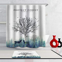 LIYAN Combinazione Bagno. Immagini Chiare E Colori Vivaci Rendono Il Tuo Bagno Pieno di Vita. Accessori da Bagno. Proteggi La Foresta.