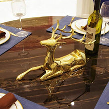 CYYMY Portabottiglie da Vino di Ottone Alce Creativo del Supporto Bottiglia Decorazione di Casa Artigianato Ornamenti Regalo di Natale Cremagliera del Vino