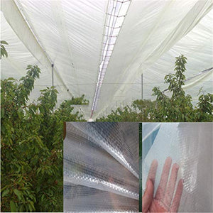 SHIJINHAO Telo Impermeabile Esterno,Telone A Griglia Trasparente 150g / M² Telo Multiuso Per La Protezione Dalle Intemperie Per La Copertura In Giardino Stabilizzato Ai Raggi UV, Impermeabile E Lavabi