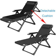 SHUAIIJUAN Sedia per il tempo libero domestico Sedie Sdraio da spiaggia reclinabili |Giardino sedia di svago | Patio Sdraio for la spiaggia di campeggio Patio Deck Chaise letto di con l'ammortizzatore