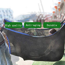 XIAOXIAO Rete ombreggiata Rete Ombreggiante Nera 6 Punti Abbellimento Marginale Protezione Solare Isolamento Zona Ombreggiata for Il Cortile Auto Pianta Giardino (Size : 3x5m)