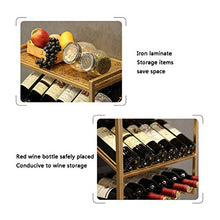 NYKK Portabottiglie da Tavolo Cremagliera del Vino Parete Appeso a Parete Semplice Famiglia Appeso a Parete Porta Bicchiere Appeso cremagliera del Vino Portabottiglie e armadietti da Cucina