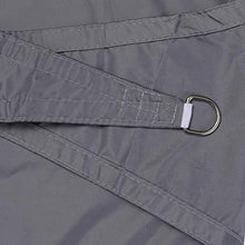 YTQ Vele Parasole Vela 95% UV Block Rettangolo Tenda da Sole Impermeabile Tettoia Perfetta per Giardino Cortile Pergola Decking Piscina Patio Esterno Panno Ombreggiante Grigio(Size:3 * 5m)