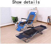 Lettini prendisole Poltrone reclinabili, reclinabili Reclinabili Lettino prendisole con rete traspirante Tessuto sintetico Sedia regolabile Mobili da giardino per esterni Letto pieghevole per spiaggia