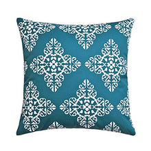 Andreannie - Set di 2 federe Decorative per Esterni, Impermeabili, per Tenda da Giardino, Parco, casalinga, in Poliestere, quadrate, 45,7 x 45,7 cm Set di 4 Pezzi Blu.