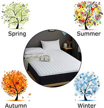 QXTT Materasso Letto Futon Matrimoniale E Singolo Pieghevole E Arrotolabile Materassi da Terra Alto 5cm Futon Trapuntato Salvaspazio,per Campeggio,balconi,Picnic,White-150 * 200cm