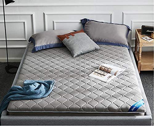 KEOA Imbottito Giapponese Materassi da Terra Anallergico Tatami Tappetino Materasso Matrimoniale e Singolo Futon Tappetino Tappeto Residenza Studentesca-150x190cm(59x75inch) A