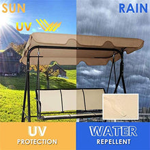 Tyfiner Dondolo di Ricambio per Dondolo da Giardino, Copertura per Soffitto Battente Cortile Esterno per Giardino, Esterno, Patio, Yard, Seat,004,164 * 114 * 15cm