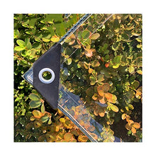LXHONG Telo in PVC Spesso 0,3 Mm，Teloni Resistenti in PVC, Panno Ombreggiante con Protezione Solare per Balcone All'aperto 420GMS, Personalizzabile (Color : Chiaro, Size : 4x4m)