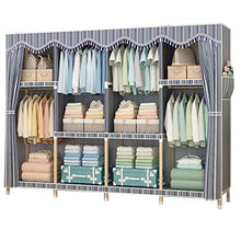 JFFFFWI Guardaroba Semplice Armadio in Legno massello Armadio 212 * 165 * 45cm (Colore: B)