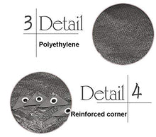 88% Telo Coprente in Sunblock - Patio, Giardino, Cortile, Tetto, Balcone, Posto Auto Coperto, Tessuto Oscurante per Esterno Nero (Size : 3x9m)
