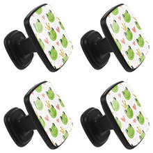 cute frogs and crowns vector illustration Pomelli per Porta Set di 4 Pomelli per Mobili Manopole per Cassetti Cucina Armadio Vetro