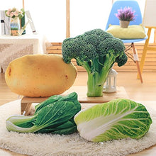 KaariFirefly Simulazione Broccoli Verdure Peluche Regali Home Office Cuscino, Green, 1