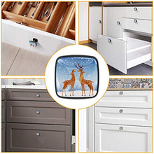 Cartoon fata cervo Pomelli per Porta Set di 4 Pomelli per Mobili Manopole per Cassetti Cucina Armadio Vetro
