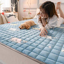 Materasso Pieghevole in Peluche Spesso in Velluto Tatami, Materasso Futon Per Campeggio Domestico Tappetino Tatami Yoga, Cuscino Futon Giapponese Traspirante Adatto Alla Pelle,D-150 * 200cm