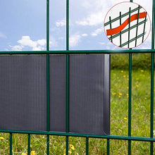 Kinlo - Pellicola frangivista per recinzione, 35 m x 19 cm, in PVC, protezione antivento 450 g/m², colore nero, con 20 clip di fissaggio