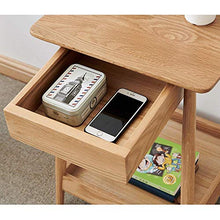 DGHJK Mobili per la casa, Comodino, Comodino, Comodino in Legno, Camera da Letto, con cassetto e ripiano , mobili per la casa multifunzionali , 16,1 '' x16,1 '' x 24 ''