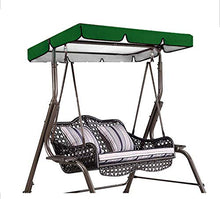Copertura di Ricambio Universale, Tettuccio per Dondolo Tetto di Ricambio per Dondolo da Giardino, Ricambio Ricambi Tettuccio Tetto Dondolo Copertura Superiore Baldacchino (164x114x15cm,Army Green)