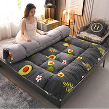 QVIVI Materasso Futon, Materassi Letto Futon da Pavimento Pieghevole Portatile da Viaggio Addensare Caldo Inverno Bifacciale per Divani Lettini Letto A 1.8 * 2M