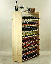 MODO24 Porta Bottiglie Vino Armadio Supporto portabottiglie per 56 Bottiglie di Vino Nuovo.