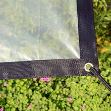 DPLLM Telone Telo Copertura Antipioggia, Trasparente Occhiello in Metallo Tenda da Sole Isolante, Antipolvere, Antipioggia, Antipolvere Copertura for Isolamento Vegetale Film Morbido