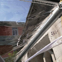 XIAOZHEN Vele Parasole Teli protettivi per Piante Addensare PVC Trasparente Esterna Impermeabile Panno Rainproof Incatramata Fiore Balcone Finestra Tenda Parabrezza Isolamento E Fredda Pioggia Panno