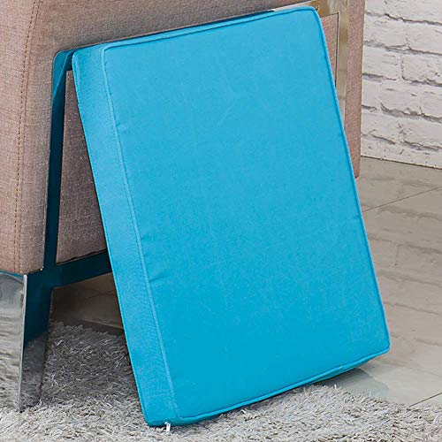BD.Y Cuscino per Divano da Esterno Comodamente Interno con Cravatte, Cuscino per Sedia Impermeabile in Spugna addensata per Panca per Pianoforte Balcone, Cuscino per Panca da Patio Antiscivolo bl