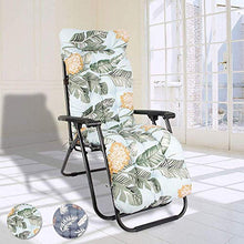 Cuscino per Sdraio da Giardino Cuscino Sdraio Imbottita Relax con Cappuccio Antiscivolo Hawaiano Stile per Salotto Sala Spiaggia Giardino (verde)