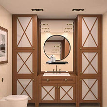IG Bagno Specchio da Bagno/a Parete Specchio/a Parete/Bagno Vanity Wc Appeso a Parete Rotonda