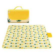 STKASE® Coperta Telo Picnic Impermeabile Coperta da Picnic, Coperta Picnic Impermeabile Pieghevole con Manico Portatile, con 3 Strati di Pile, Cotone e PEVA,145 * 200CM