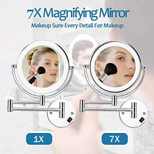 Specchio per Il Trucco/Pieghevole a Parete Bagno e Toilette Bagno e Specchio da Toilette/Specchio di Bellezza Retrattile a Doppia facciata